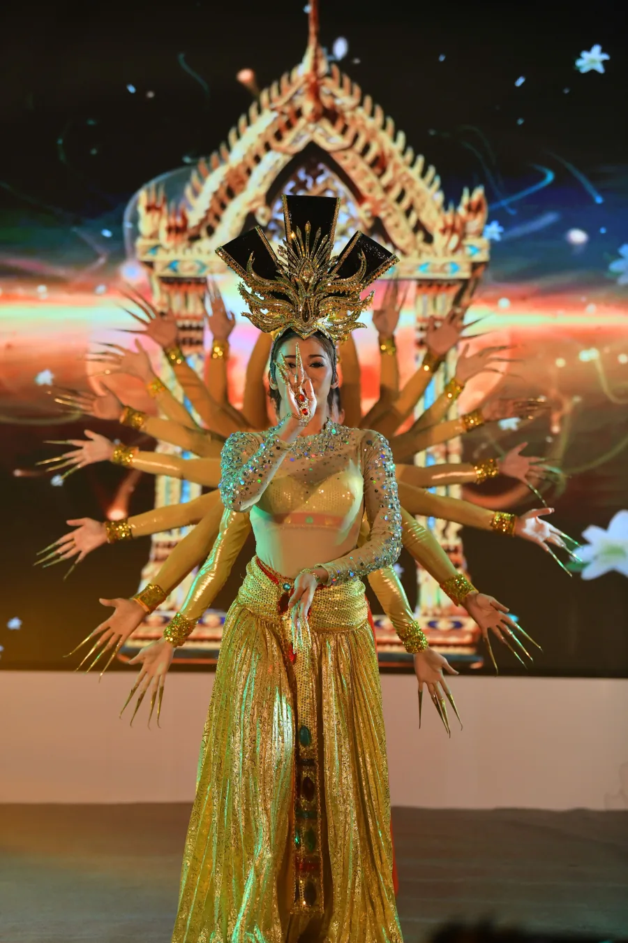 Colourful Pattaya stage performance